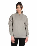 next level 9643 unisex fleece quarter-zip Front Thumbnail