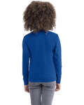 Next Level 3311NL Youth Cotton Long Sleeve T-Shirt Back Thumbnail