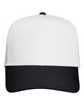 valucap v8869 five-panel twill cap Front Thumbnail