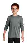 Sport-Tek YST350LS Youth Long Sleeve PosiCharge ® Competitor™ Tee Front Thumbnail