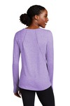 sport-tek lst710 ladies exchange 1.5 long sleeve crew Back Thumbnail