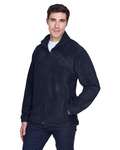 Harriton M990T Men's Tall Full-Zip Fleece Side Thumbnail