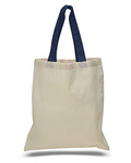 OAD OAD105 Contrasting Handles Tote Front Thumbnail