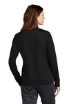 sport-tek lst94 ladies tricot track jacket Back Thumbnail