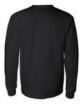 Gildan G241 Unisex Ultra Cotton® Long Sleeve Pocket T-Shirt Back Thumbnail