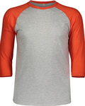 LAT 6930 Unisex Baseball Tee Side Thumbnail
