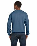 hanes p1607 unisex ecosmart® 50/50 crewneck sweatshirt Back Thumbnail
