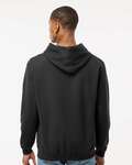 tultex t320 fleece hooded sweatshirt Back Thumbnail
