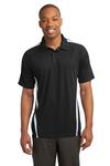 sport-tek st685 posicharge ® micro-mesh colorblock polo Front Thumbnail