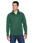 Devon & Jones DG792 Adult Bristol Sweater Fleece Quarter-Zip Side Thumbnail