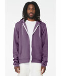 Bella + Canvas 3739 Unisex Sponge Fleece Full-Zip Hooded Sweatshirt Front Thumbnail