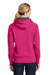 sport-tek lst250 ladies tech fleece hooded sweatshirt Back Thumbnail