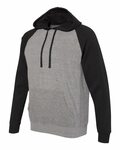 independent trading co. prm33sbp unisex special blend raglan hooded sweatshirt Side Thumbnail