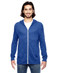 Alternative AA1970 Unisex Eco-Jersey™ Zip Hoodie Front Thumbnail
