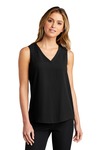 port authority lw703 ladies sleeveless blouse Front Thumbnail