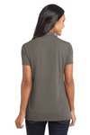 port authority l568 ladies cotton touch ™ performance polo Back Thumbnail