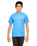 UltraClub 8420Y Youth Cool & Dry Sport Performance Interlock T-Shirt Front Thumbnail