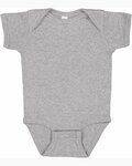 Rabbit Skins 4400 Infant Baby Rib Bodysuit Front Thumbnail