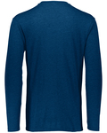 Augusta Sportswear 3075 Tri-Blend Long Sleeve Tee Back Thumbnail