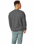 Hanes P1607 Unisex Ecosmart® 50/50 Crewneck Sweatshirt Back Thumbnail