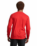 russell athletic 600lrus combed ringspun long sleeve t-shirt Back Thumbnail