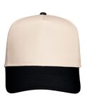 Valucap V8869 Five-Panel Twill Cap Front Thumbnail