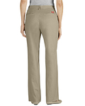 dickies fp342 ladies' curvy fit straight leg flat front pant Back Thumbnail