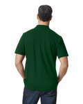 Gildan 64800 Men's Softstyle Double Pique Polo Back Thumbnail