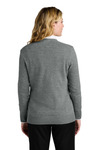 port authority lsw2850 women's easy care v-neck sweater Back Thumbnail