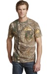 russell outdoors s021r realtree ® explorer 100% cotton t-shirt with pocket Front Thumbnail