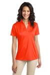 port authority l540 ladies silk touch™ performance polo Front Thumbnail