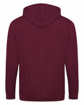 Just Hoods By AWDis JHA050 Men's 80/20 Midweight College Full-Zip Hooded Sweatshirt Back Thumbnail
