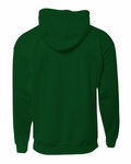 a4 nb4279 youth sprint fleece hooded sweatshirt Back Thumbnail