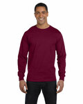 Gildan G840 Adult 50/50 Long-Sleeve T-Shirt Front Thumbnail