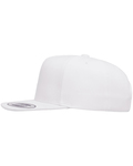 Yupoong YP5089 Adult 5-Panel Structured Flat Visor Classic Snapback Cap Side Thumbnail