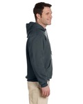 Jerzees 4997 Adult Super Sweats® NuBlend® Fleece Pullover Hooded Sweatshirt Side Thumbnail
