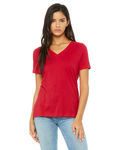 Bella + Canvas 6405 Ladies' Relaxed Jersey V-Neck T-Shirt Side Thumbnail