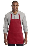 Port Authority A601 Medium-Length Two-Pocket Bib Apron Front Thumbnail