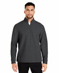 north end ne725 men's spirit textured quarter-zip Front Thumbnail