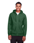 Team 365 TT95 Men's Zone HydroSport™ Heavyweight Full-Zip Hooded Sweatshirt Side Thumbnail