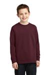 port & company pc54yls youth long sleeve core cotton tee Front Thumbnail