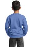 Port & Company PC90Y Youth Core Fleece Crewneck Sweatshirt Back Thumbnail