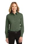 port authority l608 ladies long sleeve easy care shirt Front Thumbnail