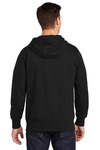 sport-tek st258 full-zip hooded sweatshirt Back Thumbnail