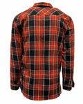 burnside b8220 men's perfect flannel work shirt Back Thumbnail