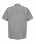 red kap sp24 short sleeve industrial work shirt Back Thumbnail