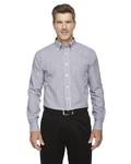Devon & Jones D645 Men's Crown Woven Collection™ Banker Stripe Front Thumbnail