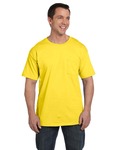 Hanes 5190P Adult Beefy-T® with Pocket Back Thumbnail