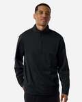 Team 365 TT401 Unisex Squad Cadet Quarter-Zip Tech Fleece Pullover Front Thumbnail