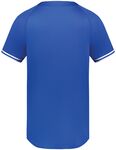 Augusta Sportswear 6906 Youth Cutter+ Henley Jersey Back Thumbnail